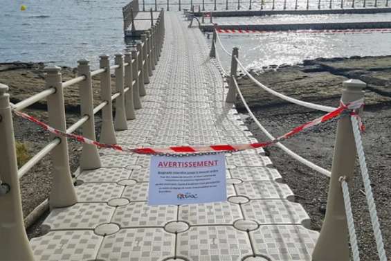 La piscine est fermée